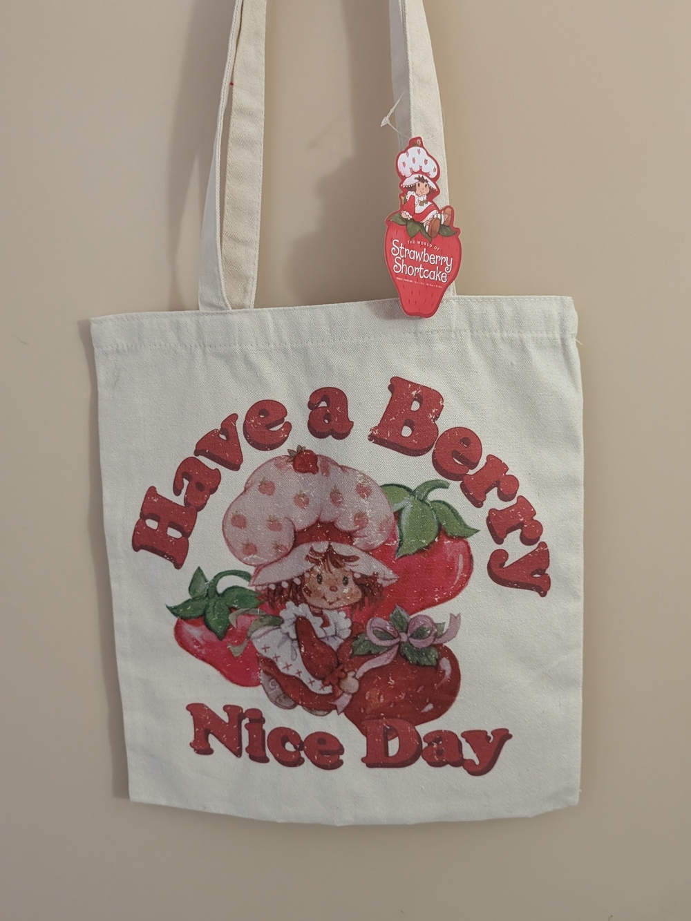 Strawberry Shortcake 'Have a Berry Nice Day' Canvas Tote